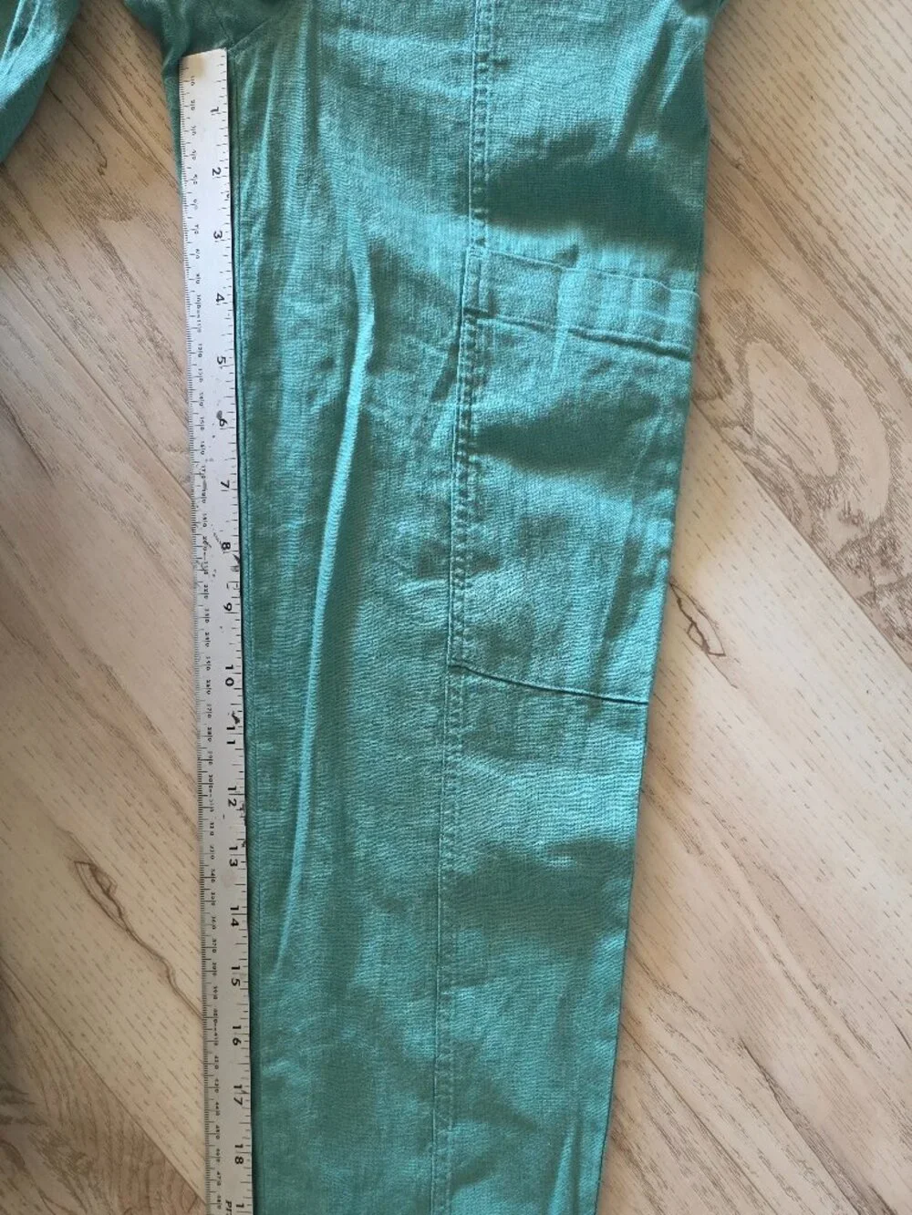 Universal Thread Green High-Rise Utility Ankle Pants - Pull-On Drawstring XS - Picture 7 of 9
